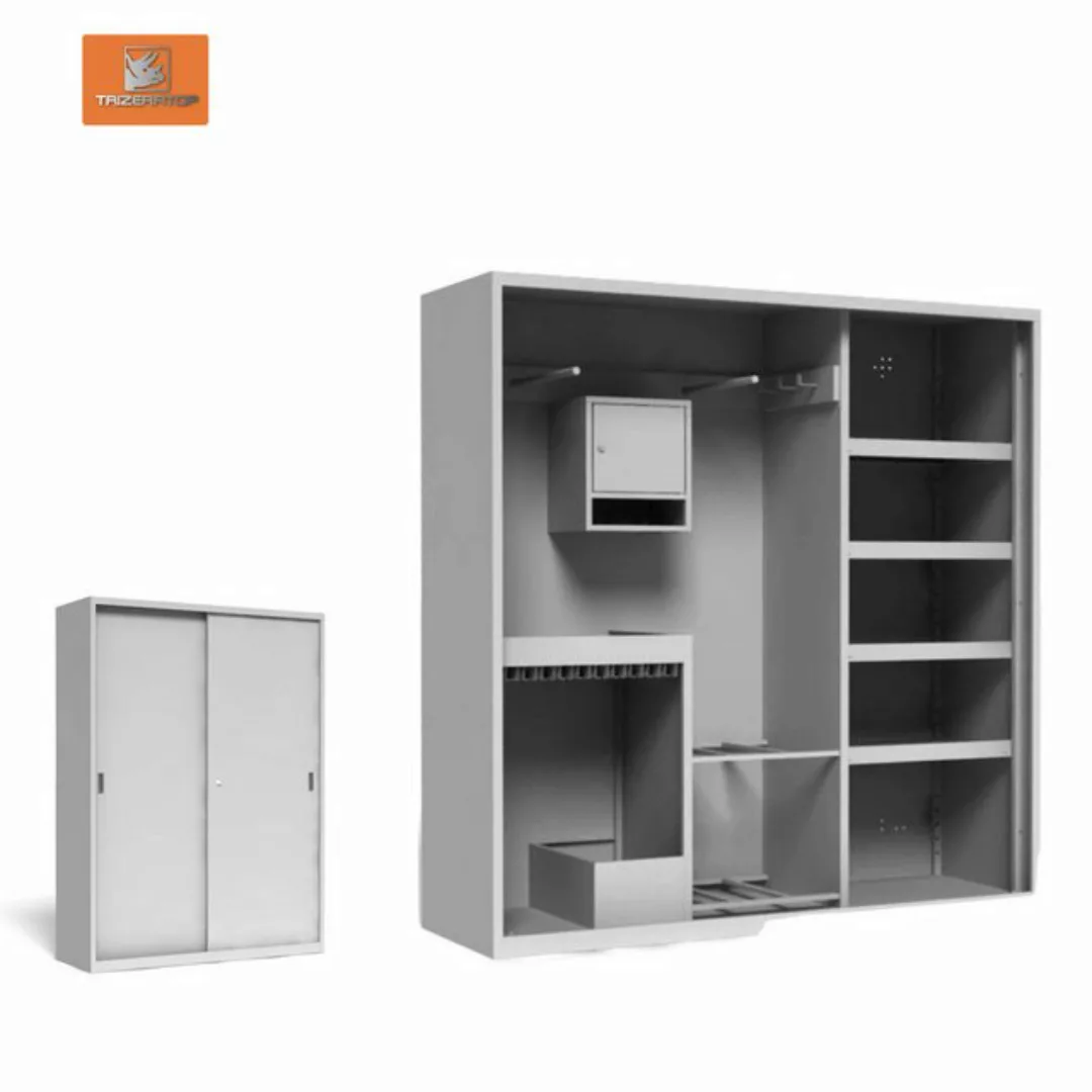 TRIZERATOP Geräteschrank Sportartikelschrank, Gymnastikschrank, 150x50x200 günstig online kaufen