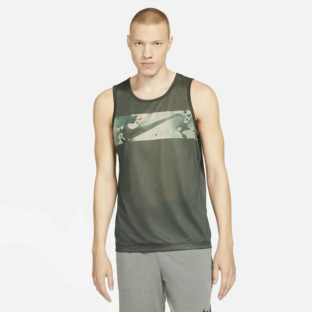 Nike Legend Swoosh Camo Ärmelloses T-shirt M Sequoia günstig online kaufen