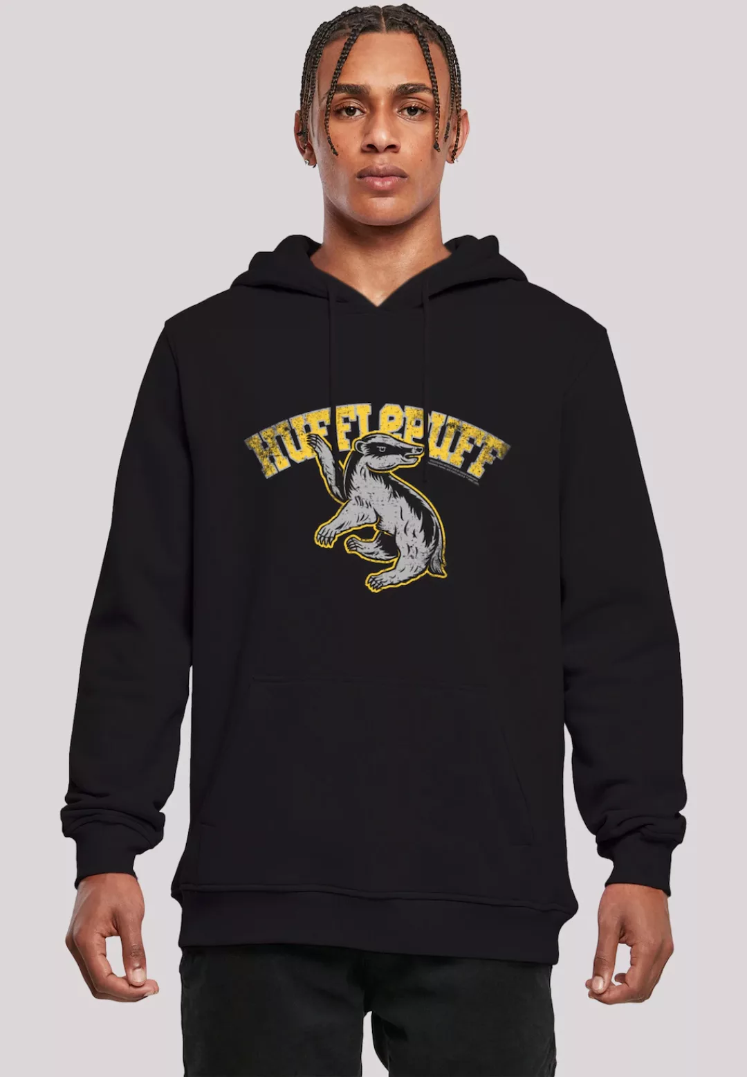 F4NT4STIC Kapuzenpullover "Harry Potter Hufflepuff Sport Emblem", Print günstig online kaufen