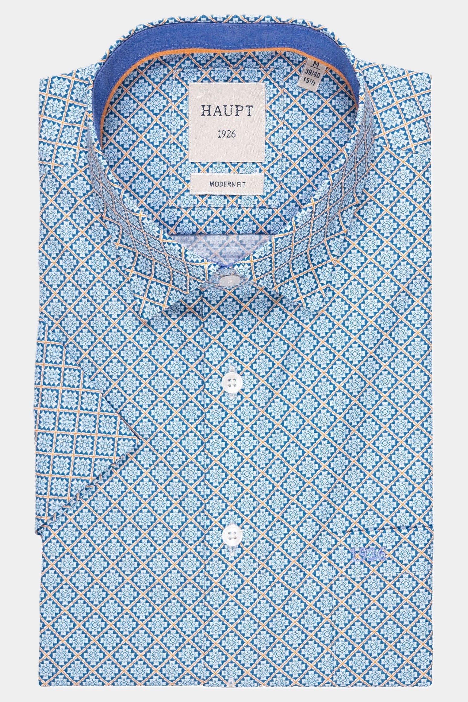 Haupt Kurzarmhemd Kurzarmhemd mit All-Over-Print in günstig online kaufen