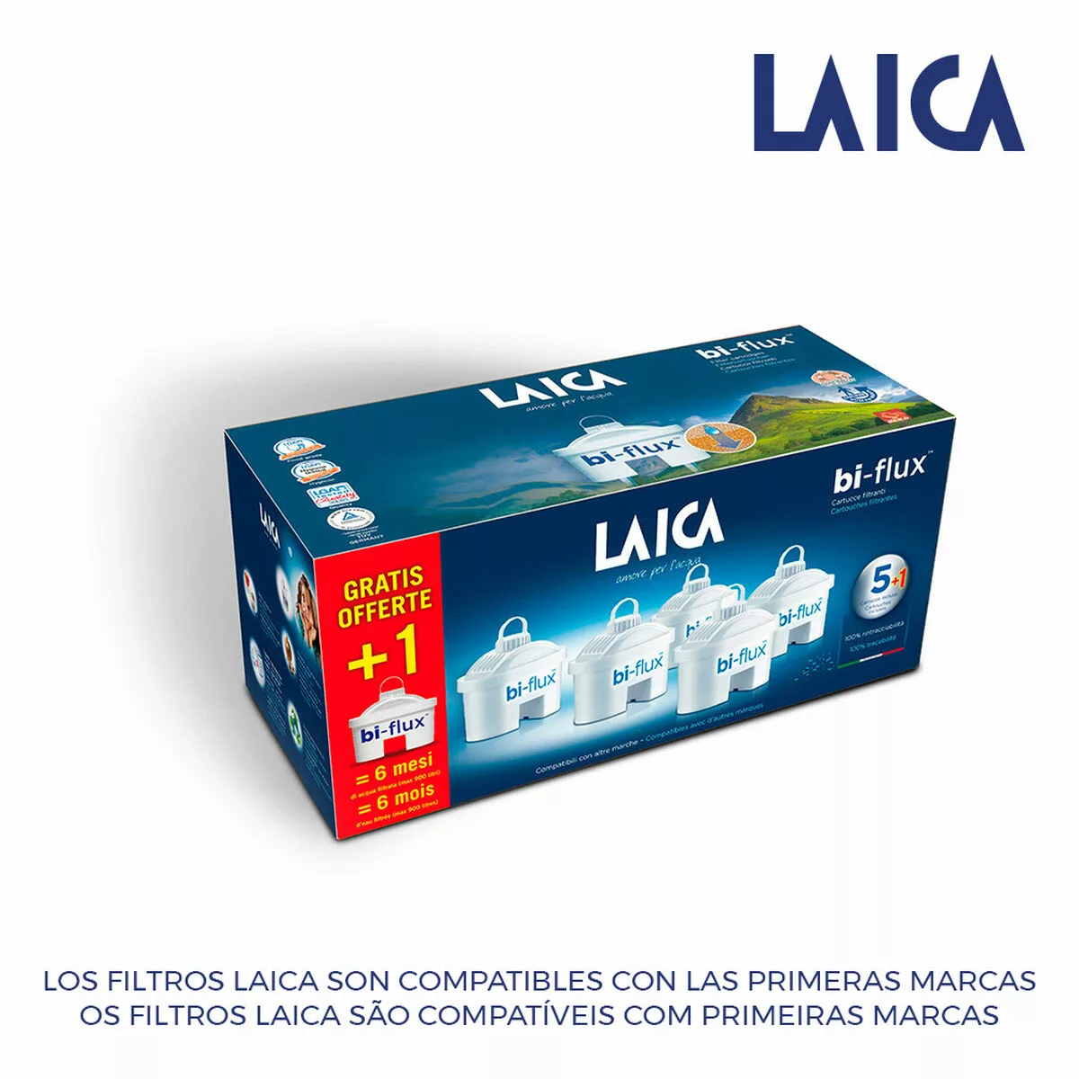 Filter Für Karaffe Laica Pack (6 Stück) günstig online kaufen