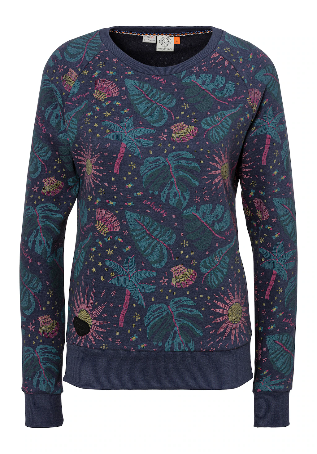 Ragwear Sweatshirt "JOHANKA PRINT", mit sommerlichem Alloverdruck günstig online kaufen