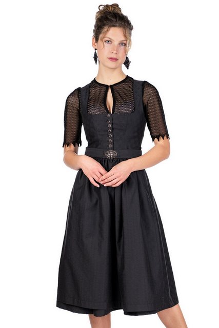 MarJo Dirndl Midi Dirndl 2tlg. - OTTERFING - asphalt günstig online kaufen