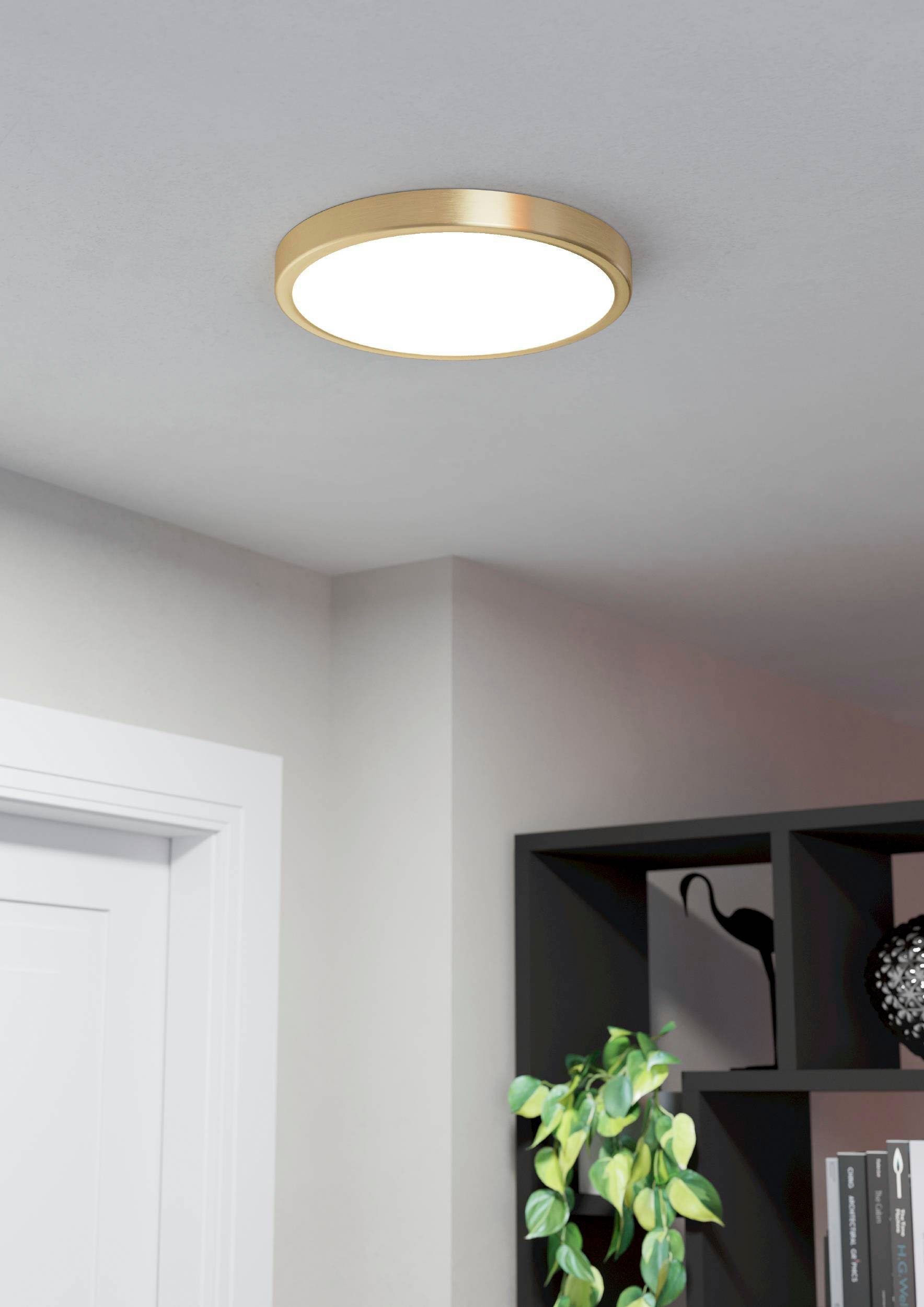 EGLO Deckenleuchte FUEVA 5 Deckenlampe, messing, günstig online kaufen