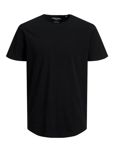 Jack & Jones T-Shirt Basic T-Shirt Rundhals Kurzarm JJEBASHER 5979 in Schwa günstig online kaufen