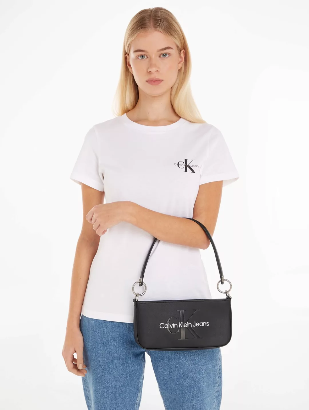 Calvin Klein Jeans Schultertasche "SCULPTED SHOULDER POUCH25 MONO", Handtas günstig online kaufen