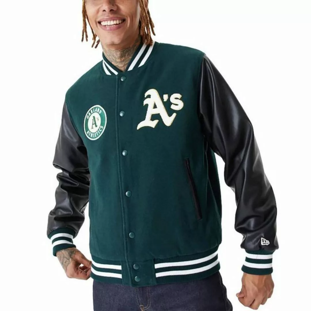 New Era Collegejacke MLB Oakland Athletics Large Logo Varsity günstig online kaufen