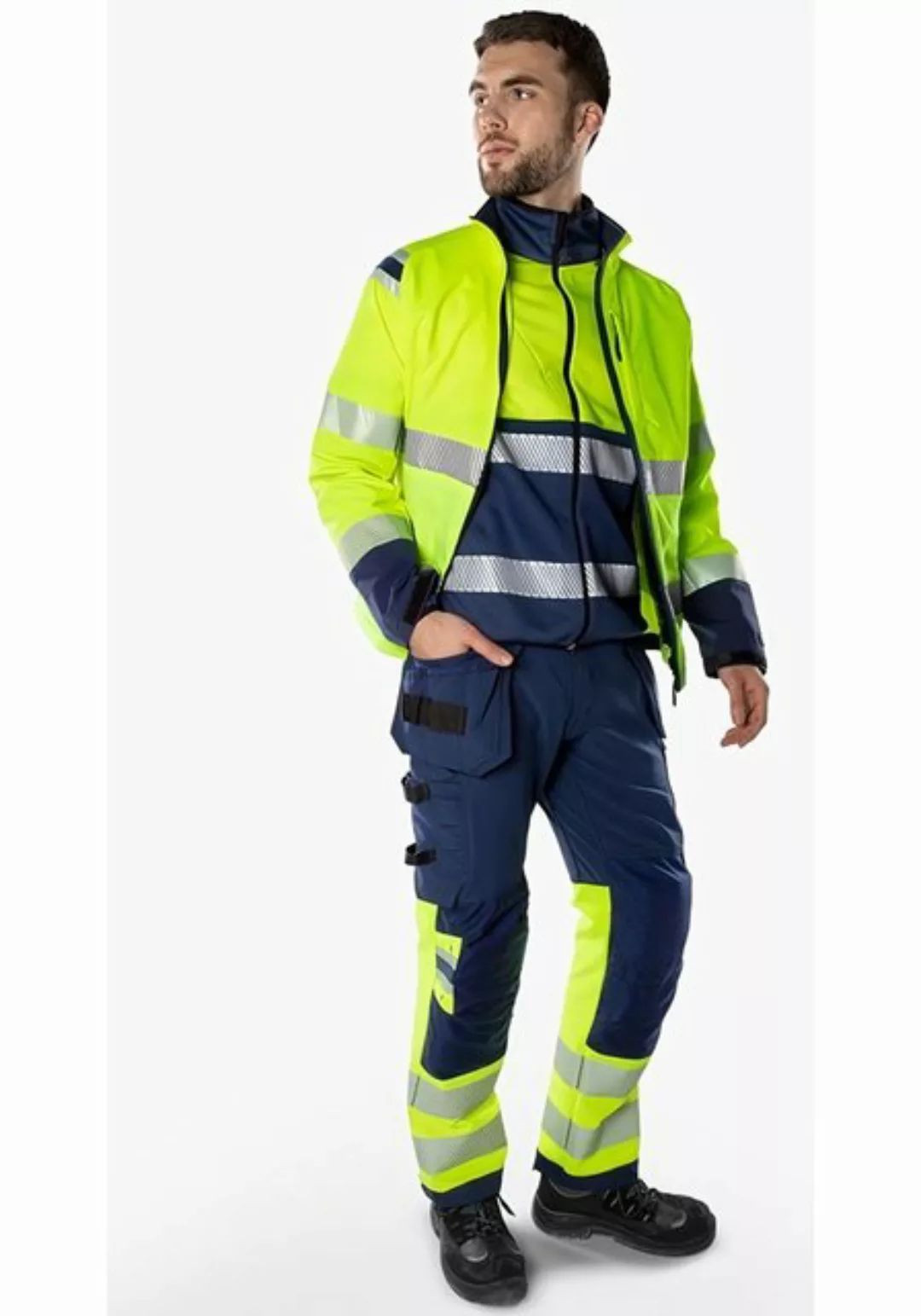 Fristads Warnschutz-Shirt High Vis Jacke Kl. 3 4794 Th günstig online kaufen