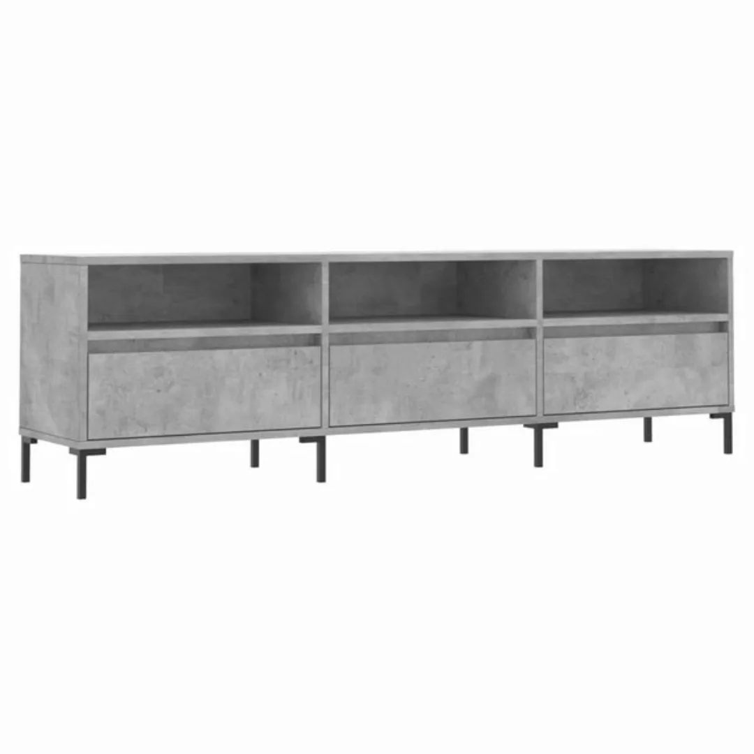 furnicato TV-Schrank Betongrau 150x30x44,5 cm Holzwerkstoff (1-St) günstig online kaufen