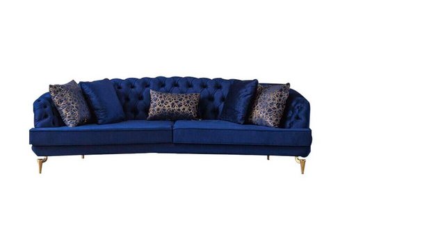 JVmoebel Sofa Exklusives Chesterfield Sofa Set Designer Viersitzer Luxus 1- günstig online kaufen