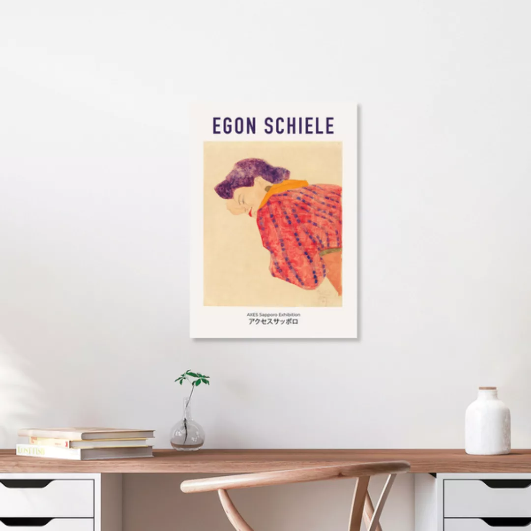 Poster / Leinwandbild - Egon Schiele - Axes Sapporo Exhibition günstig online kaufen