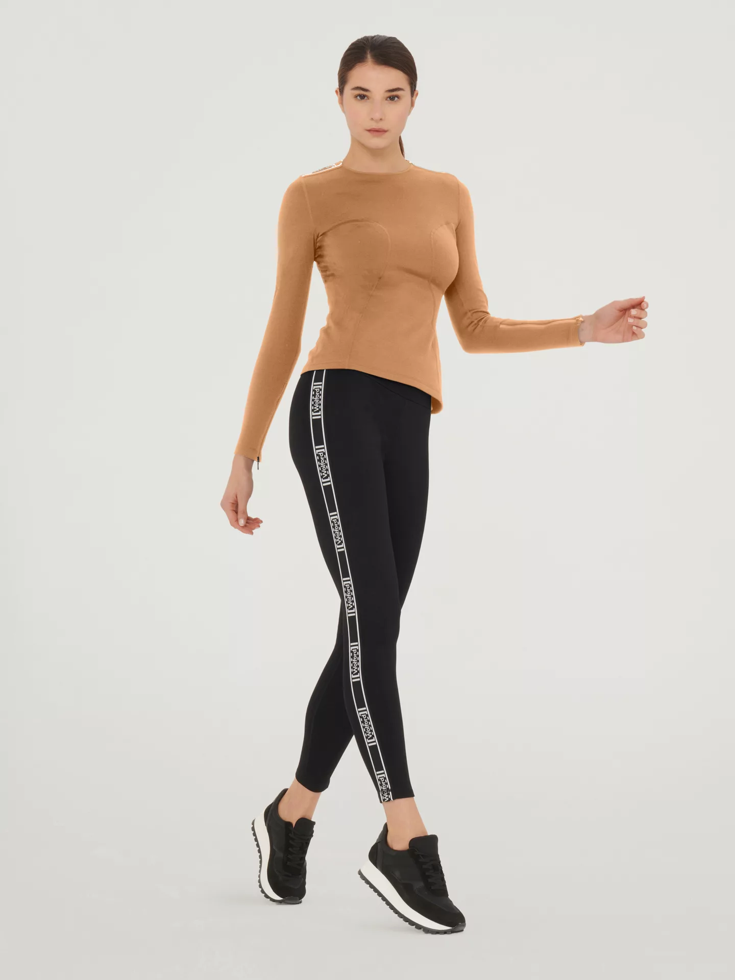 Wolford - Thermal Top Long Sleeves, Frau, lion, Größe: XS günstig online kaufen