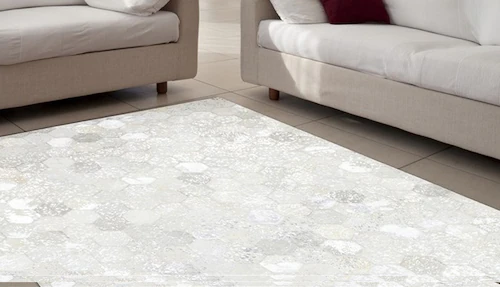 calo-deluxe Fellteppich »Scarllet 210«, rechteckig, 8 mm Höhe, echtes Rinde günstig online kaufen