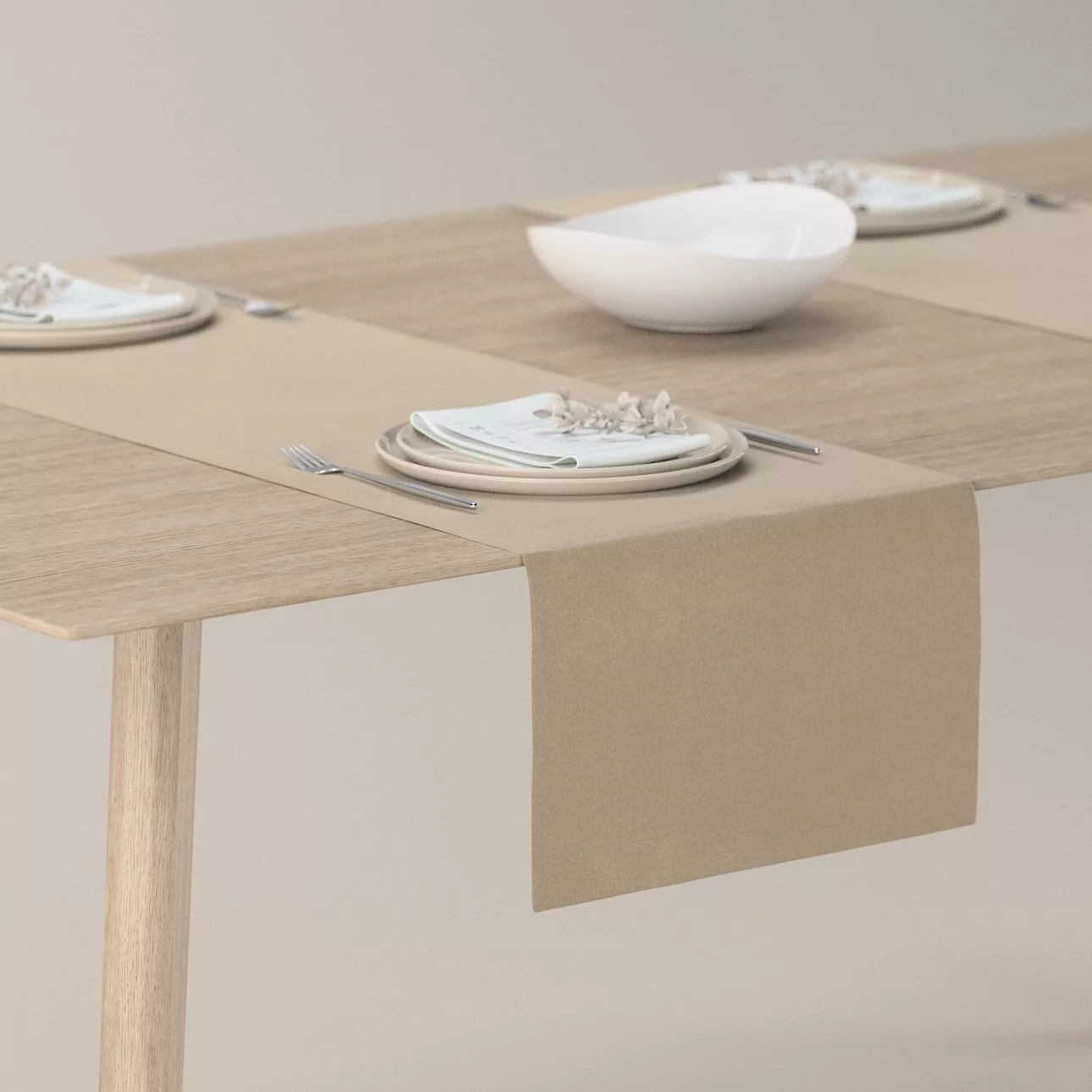 Tischläufer, beige, 40 x 130 cm, Crema (185-84) günstig online kaufen