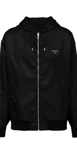 PRADA Rundhalspullover Prada Re-Nylon Jacke Herren Schwarz S günstig online kaufen