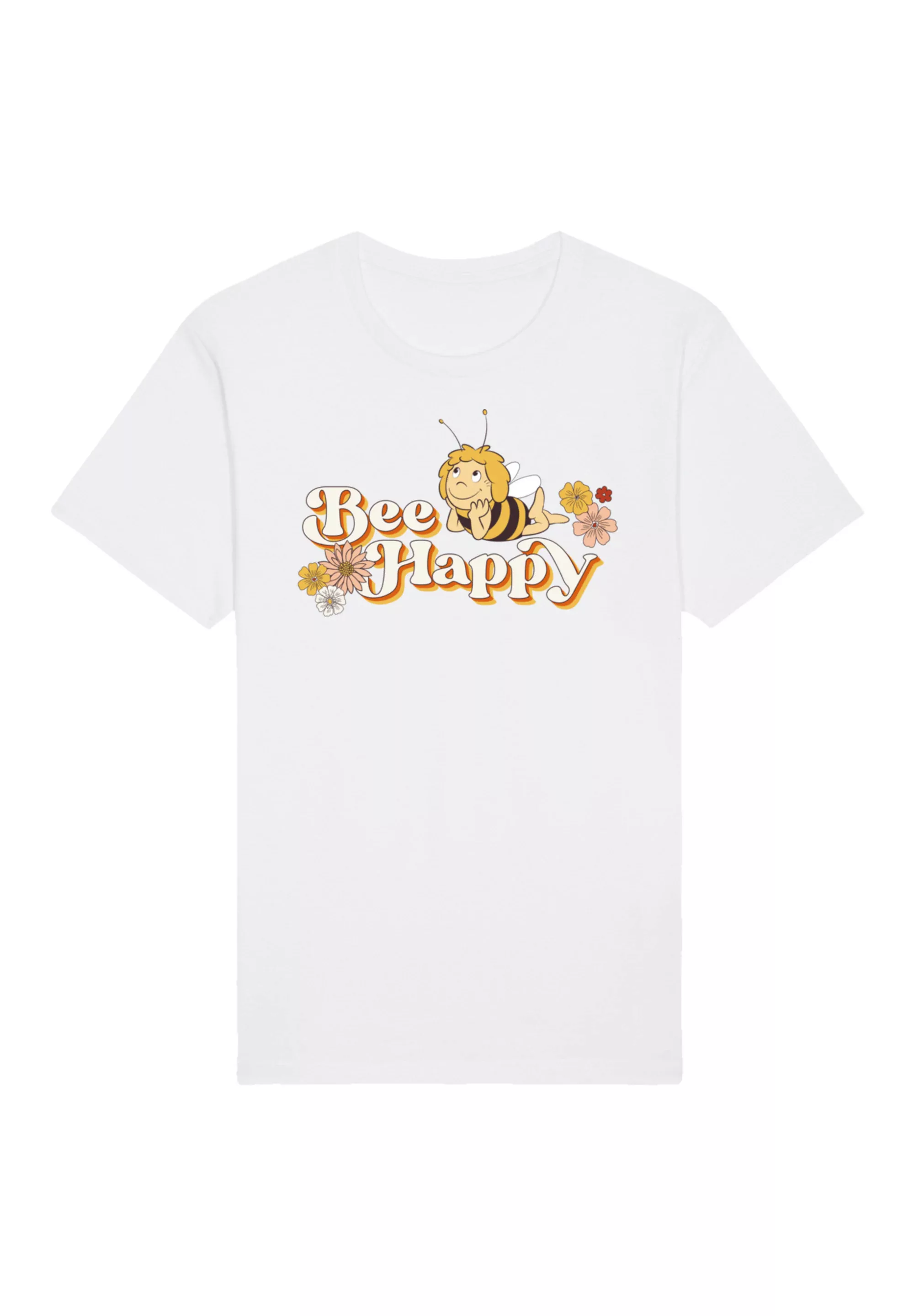 F4NT4STIC T-Shirt "Die Biene Maja Bee Happy", Premium Qualität, Zeichentric günstig online kaufen