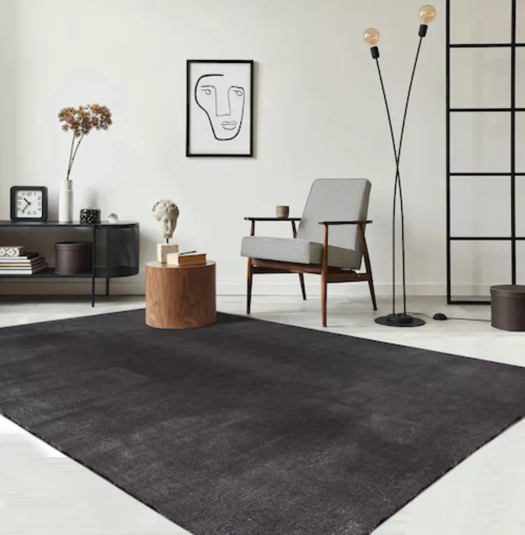 the carpet Teppich »Relax«, rechteckig, 16 mm Höhe, waschbarer Wohnzimmer T günstig online kaufen