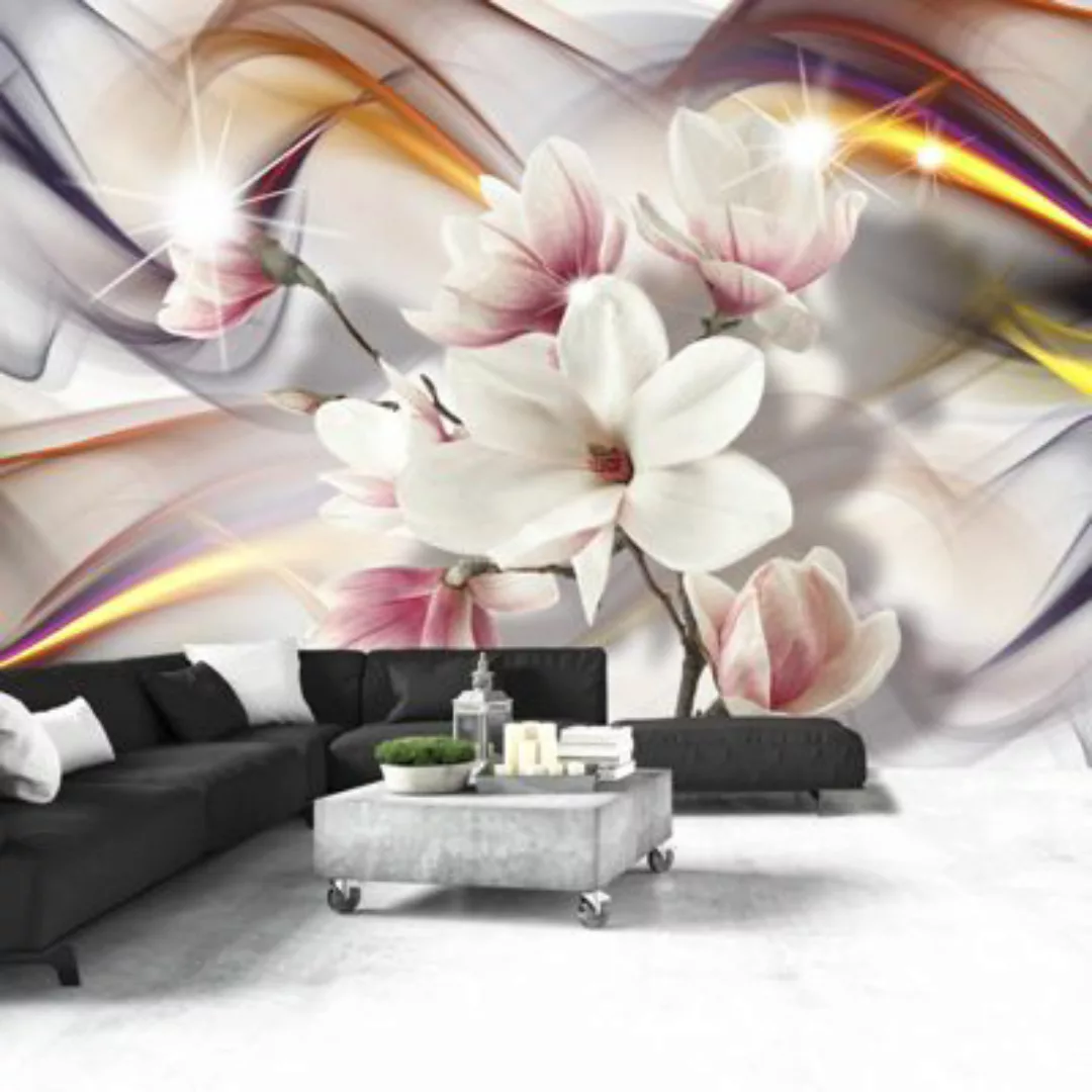 artgeist Fototapete Artistic Magnolias mehrfarbig Gr. 350 x 245 günstig online kaufen