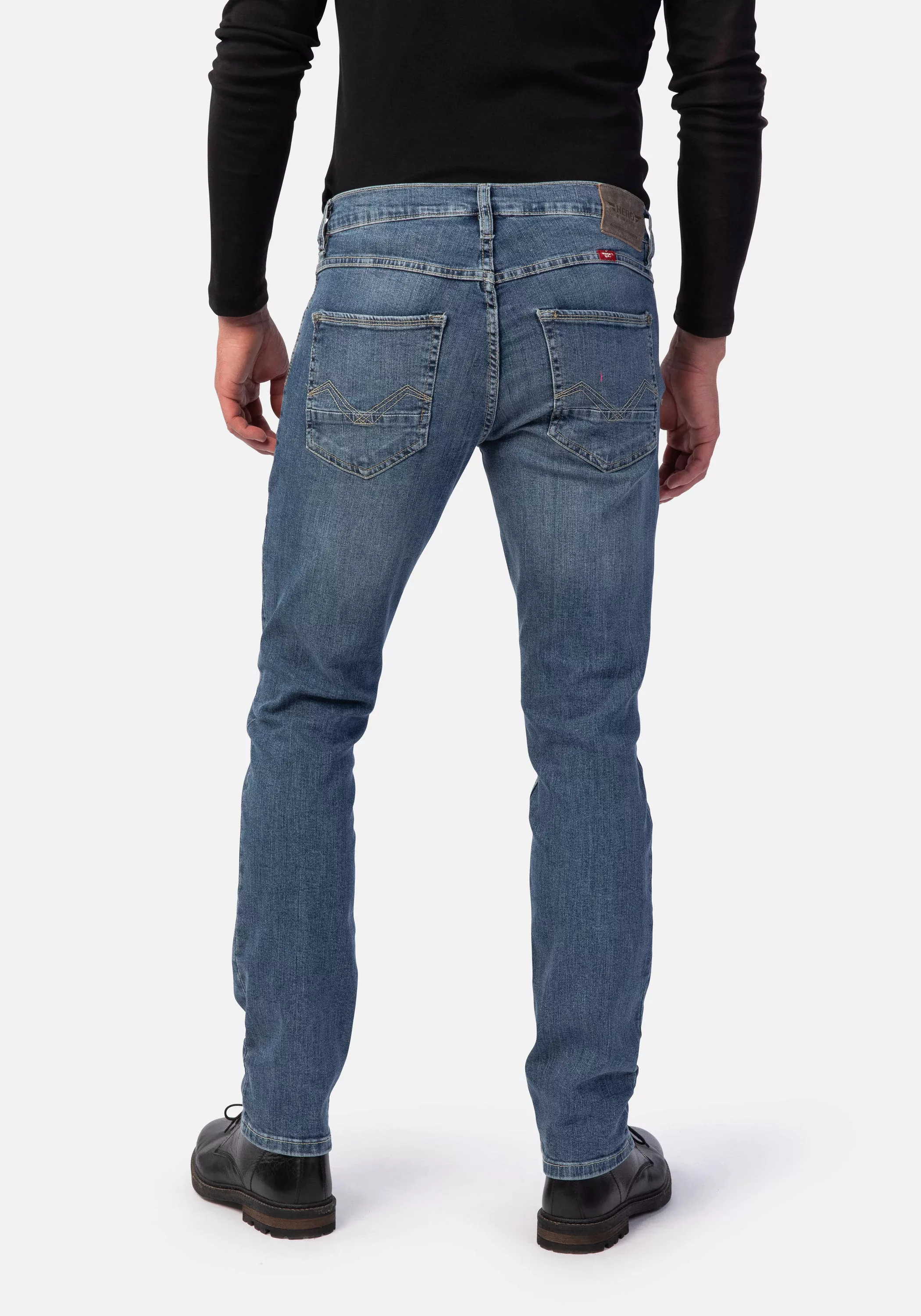 HERO by John Medoox 5-Pocket-Jeans "Portland Denim Slim Straight Stretch", günstig online kaufen