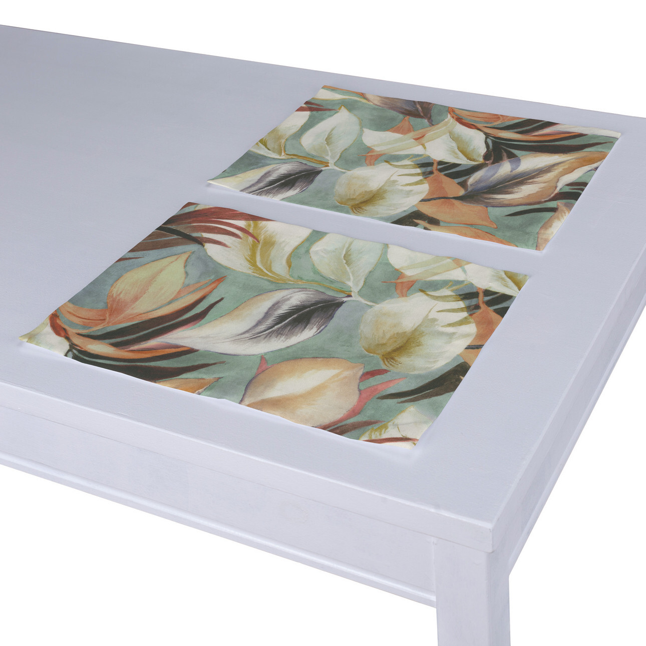 Tischset 2 Stck., mintgrün-braun, 30 x 40 cm, Abigail (143-61) günstig online kaufen