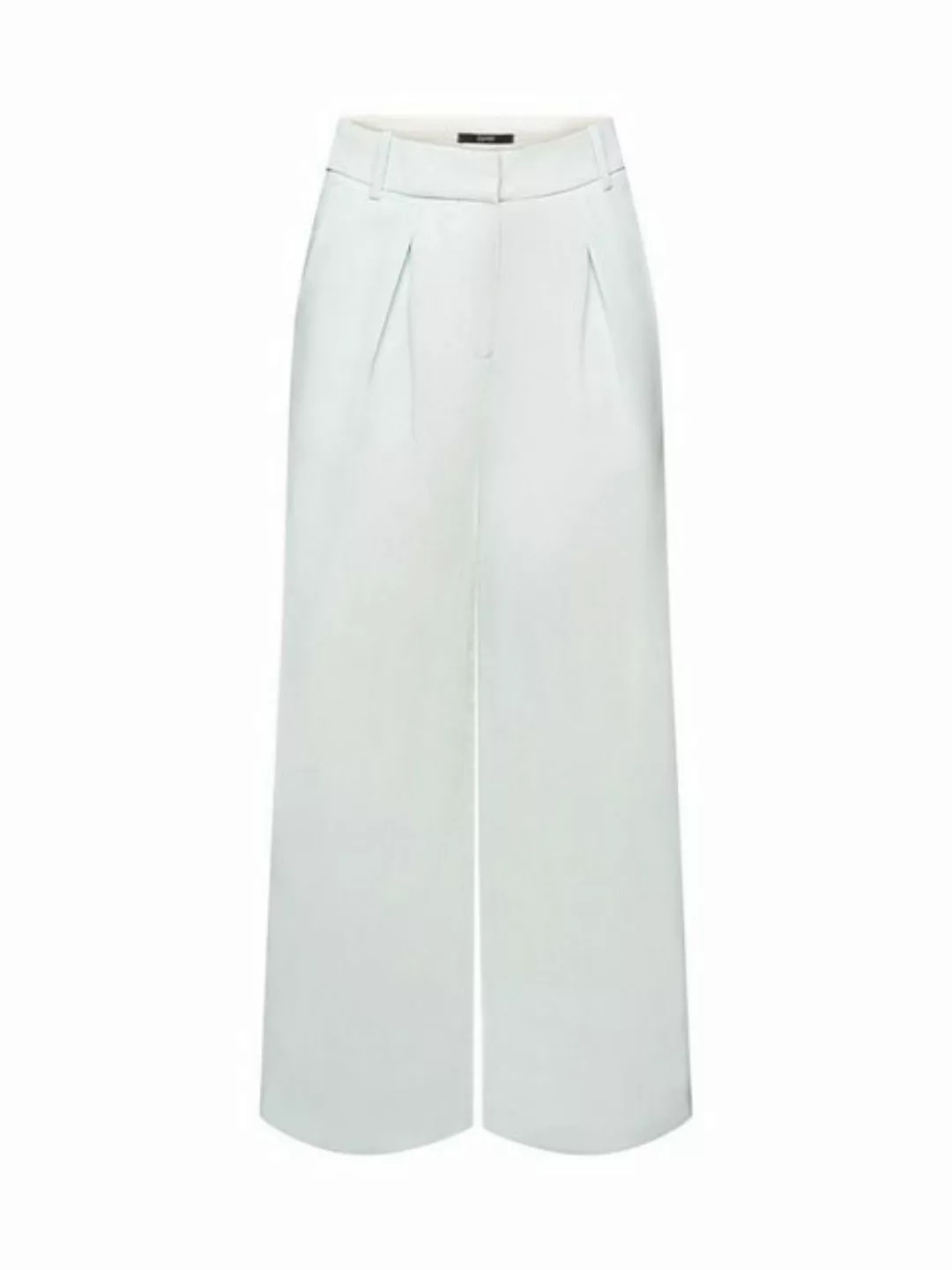 Esprit Collection Bootcuthose Hose mit hohem Bund und weitem Bein, Leinenan günstig online kaufen