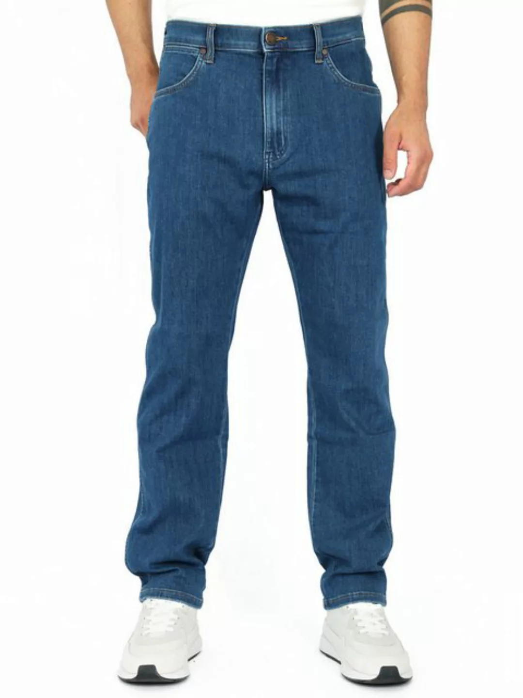 Wrangler Tapered-fit-Jeans Regular Fit - Leicht & Supersoft - River Coldwat günstig online kaufen