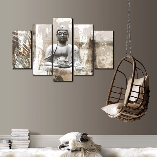 Art for the home Leinwandbild "Buddha XXL", (Set, 5 St.) günstig online kaufen