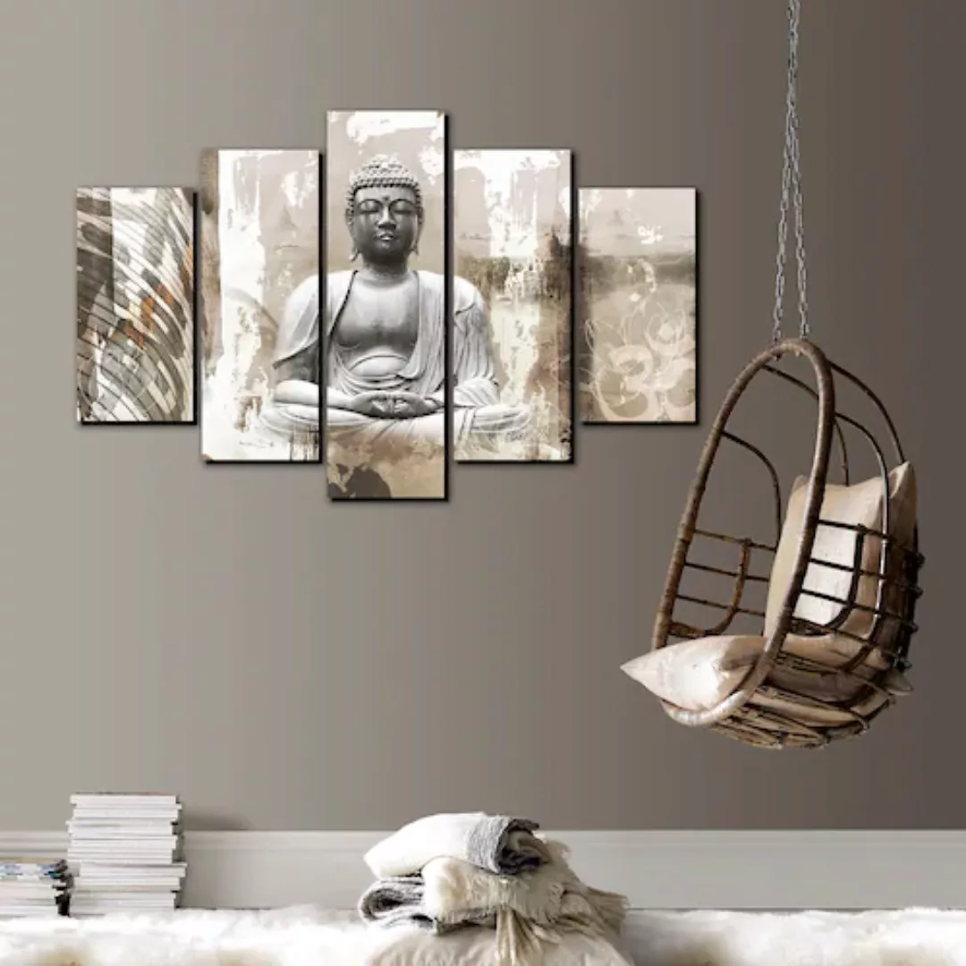 Art for the home Leinwandbild "Buddha XXL", (Set, 5 St.) günstig online kaufen