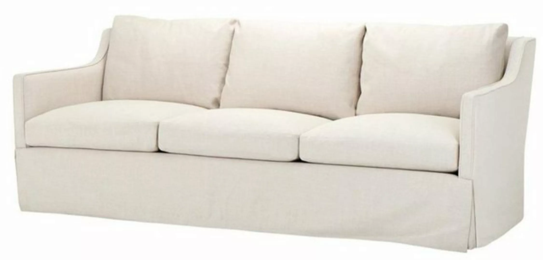 Casa Padrino Sofa Luxus Hotel Sofa Naturfarbig 230 x 100 x H. 83 cm - Hotel günstig online kaufen