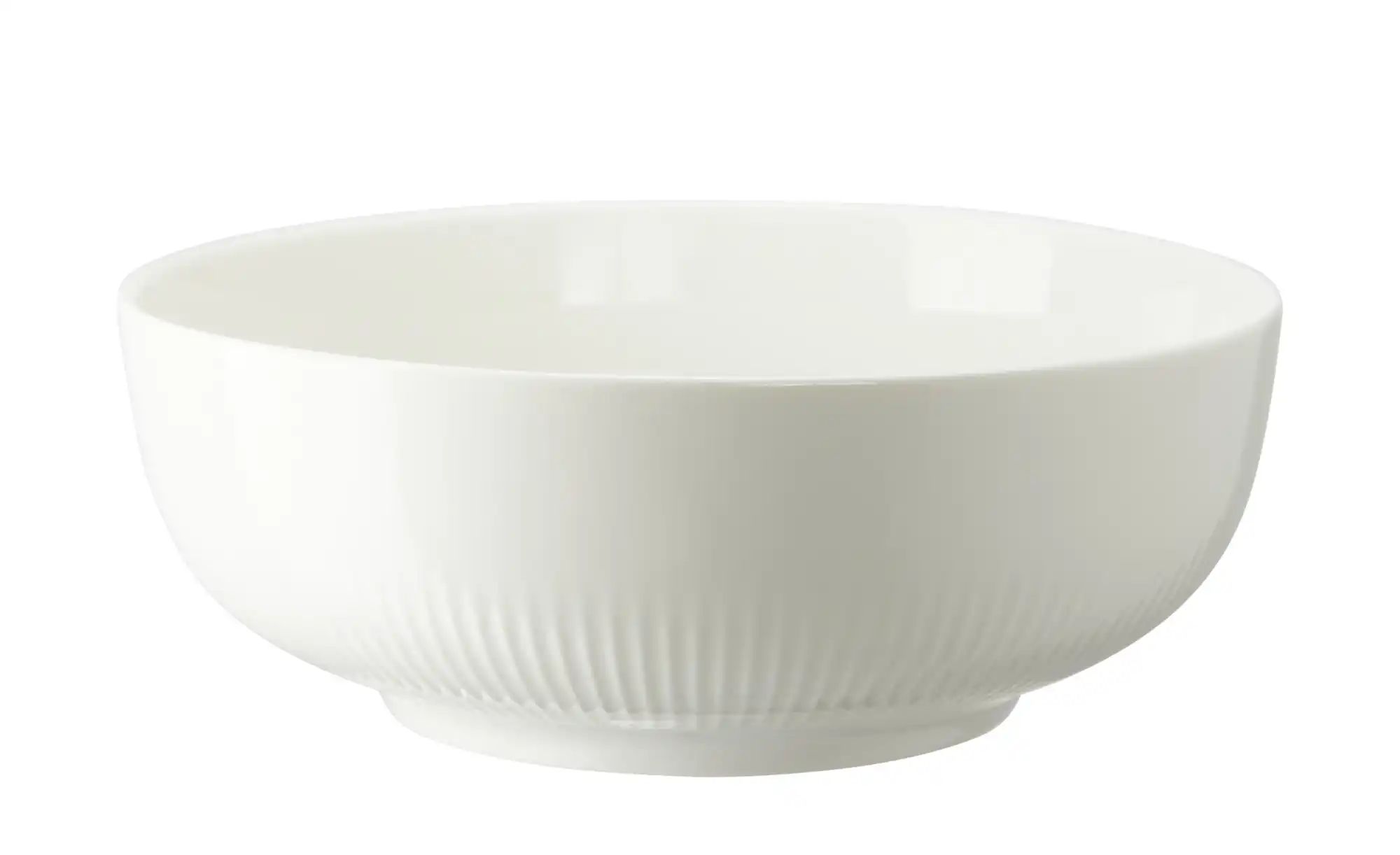 Peill+Putzler Salatschale  Lauria ¦ weiß ¦ Porzellan ¦ Maße (cm): H: 7,5  Ø günstig online kaufen