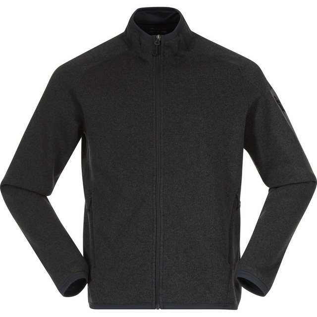 Bergans Fleecejacke Kamphaug Knitted Jacket Dark Shadow Grey - Bergans günstig online kaufen