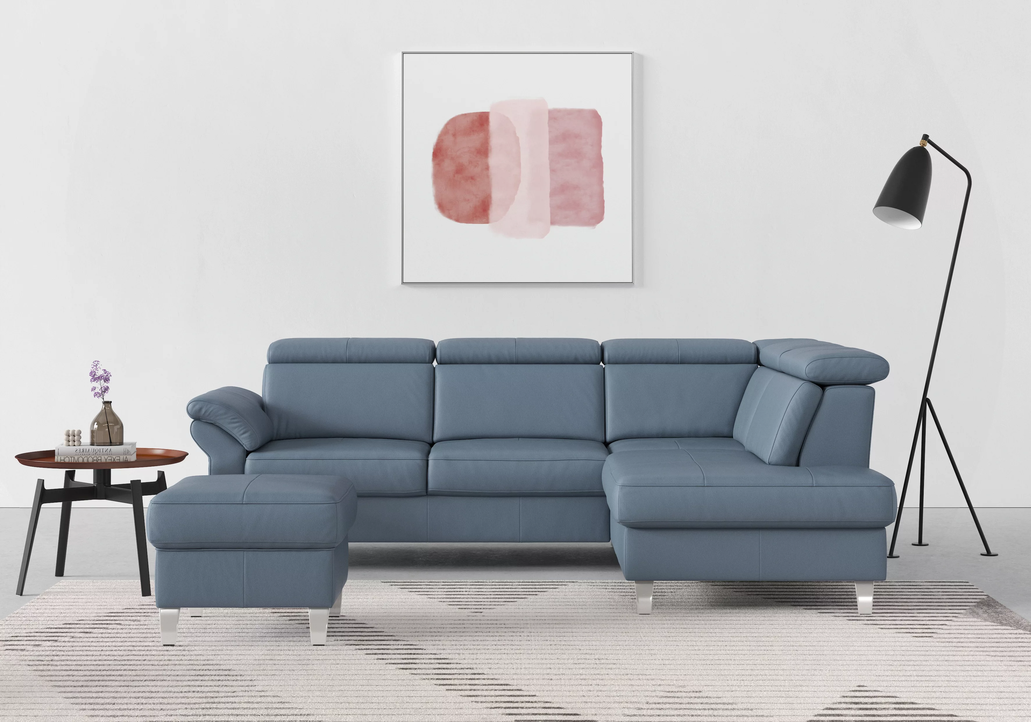sit&more Ecksofa, inklusive Kopfteilverstellung, wahlweise mit Bettfunktion günstig online kaufen