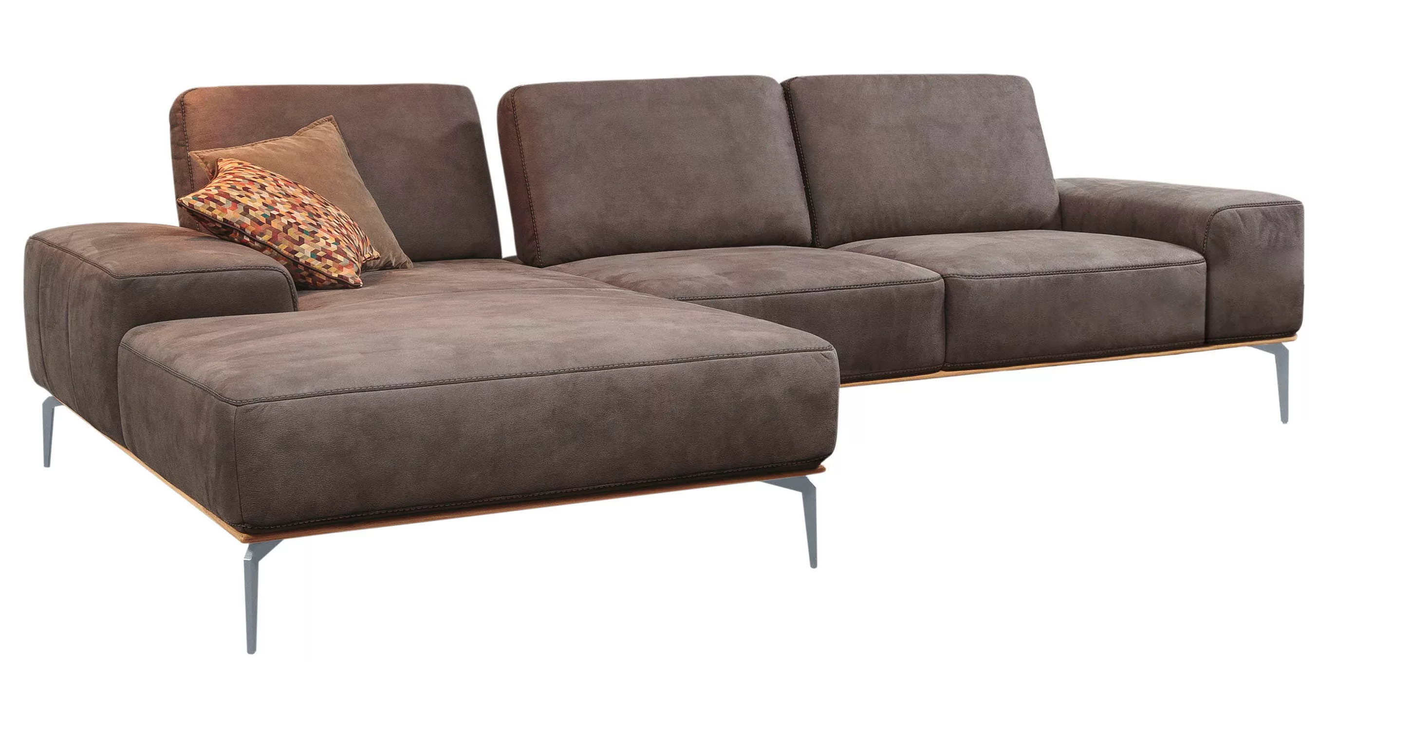 W.SCHILLIG Ecksofa "run, Designsofa mit tollem Sitzkomfort, bequem, L-Form" günstig online kaufen