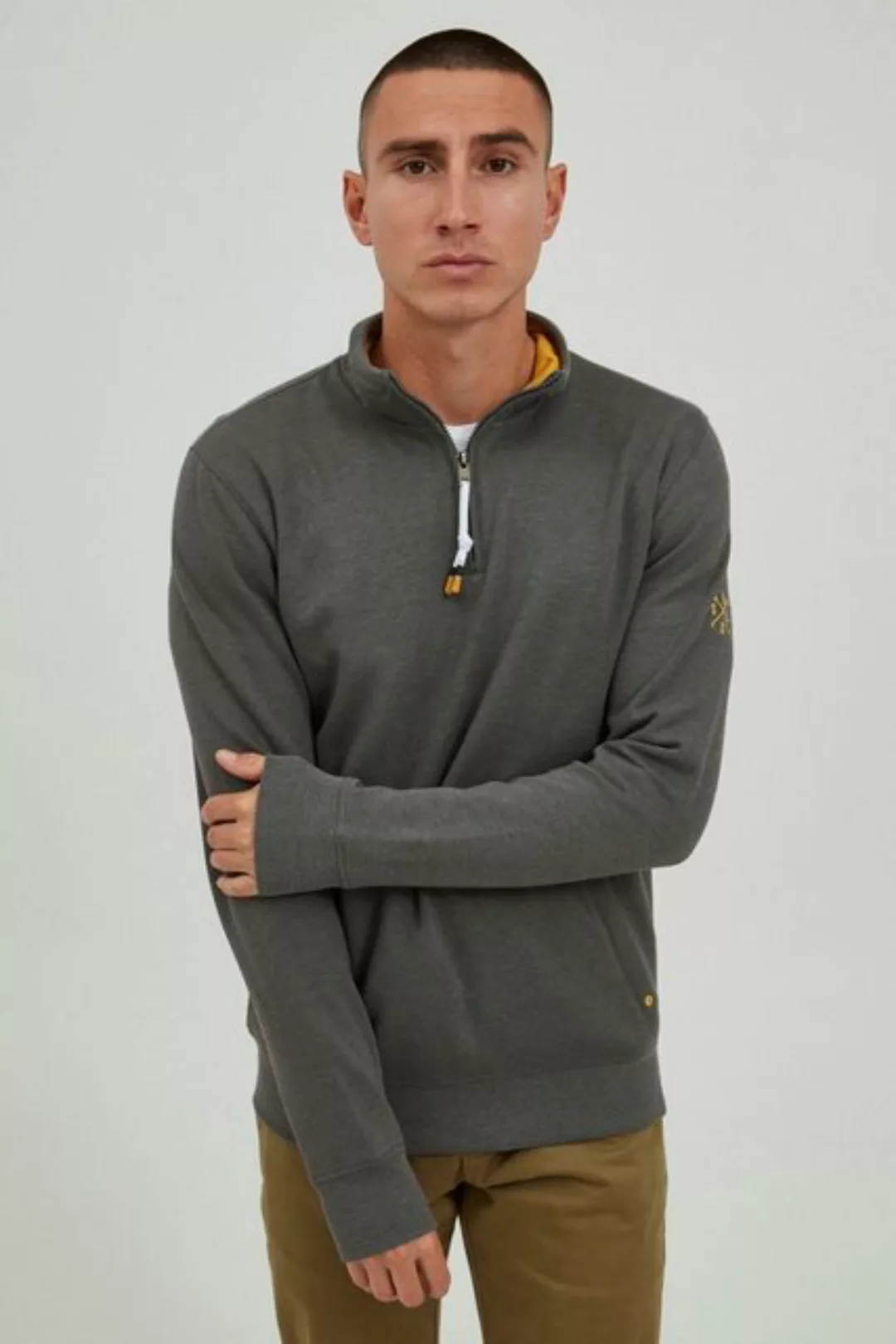 !Solid Sweatshirt SDKaran Moderner Sweater mit Troyer-Kragen günstig online kaufen