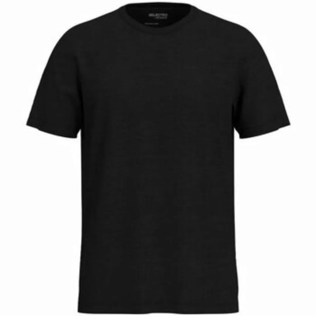 Selected Homme Herren Rundhals T-Shirt SLHASPEN SLUB - Regular Fit günstig online kaufen