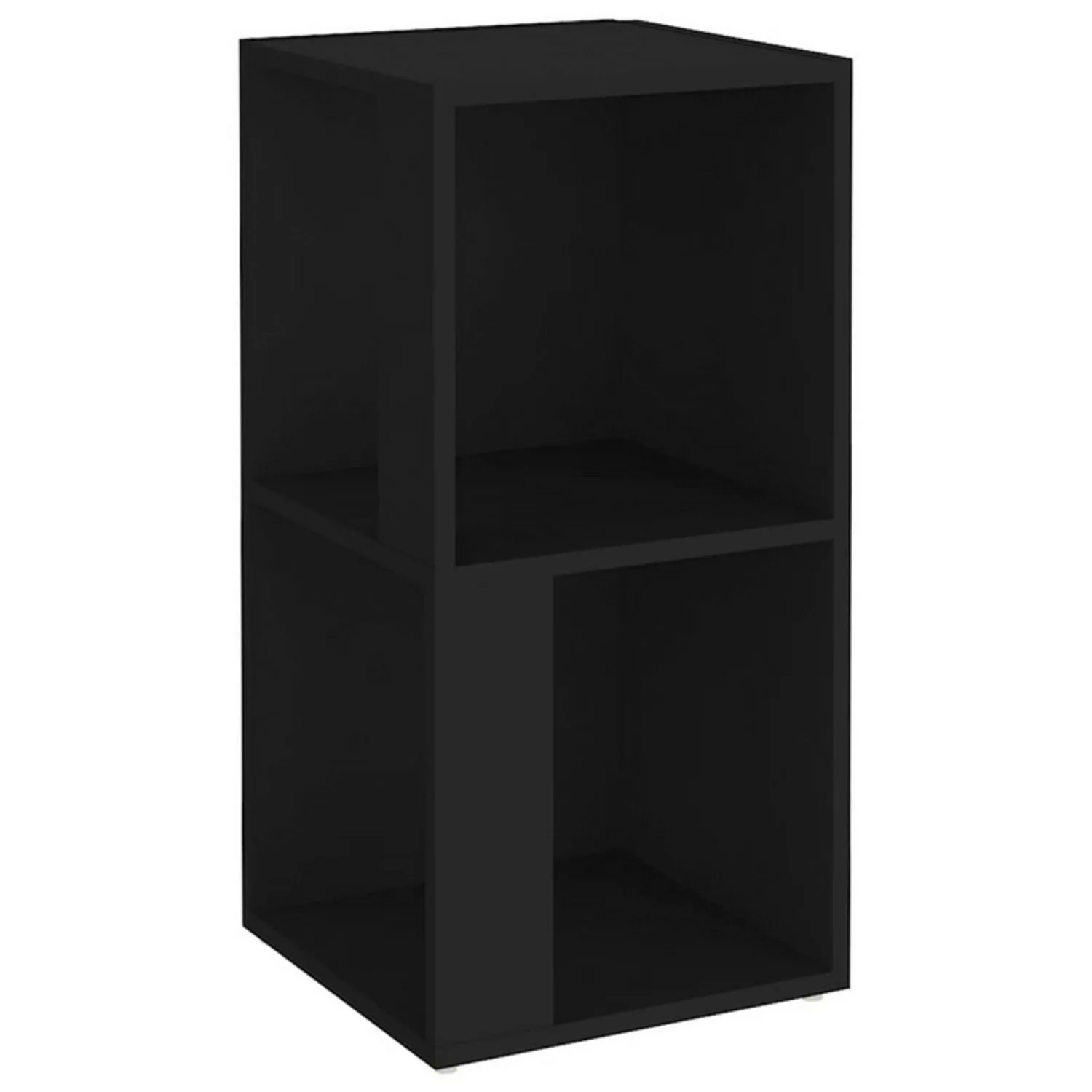 vidaXL Eckregal Schwarz 33x33x67 cm Holzwerkstoff günstig online kaufen