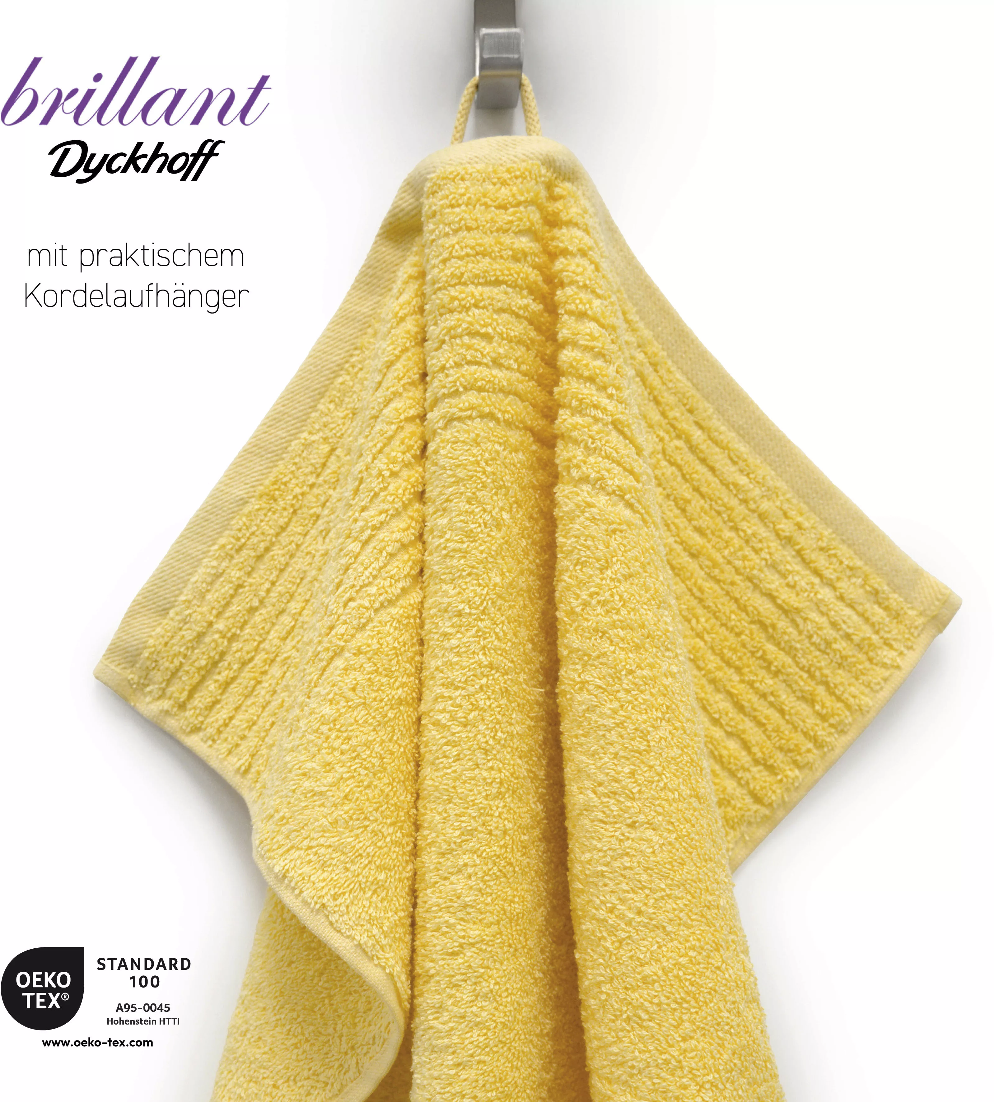 Dyckhoff Handtuch Set »Brillant«, (Set, 6 St., 4 Handtücher (50x100 cm)-2 B günstig online kaufen