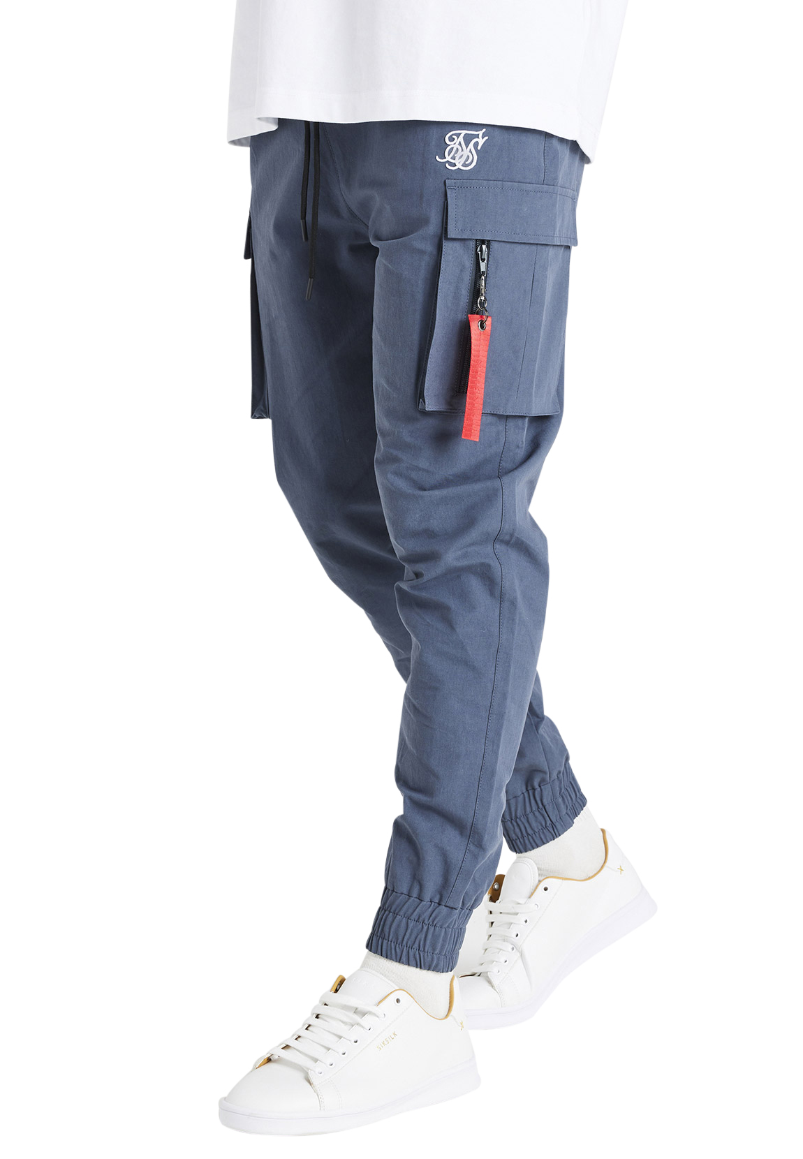 SikSilk Herren Cargohose ESSENTIAL FLIGHT CARGO PANTS SS-21479 Navy Dunkelb günstig online kaufen