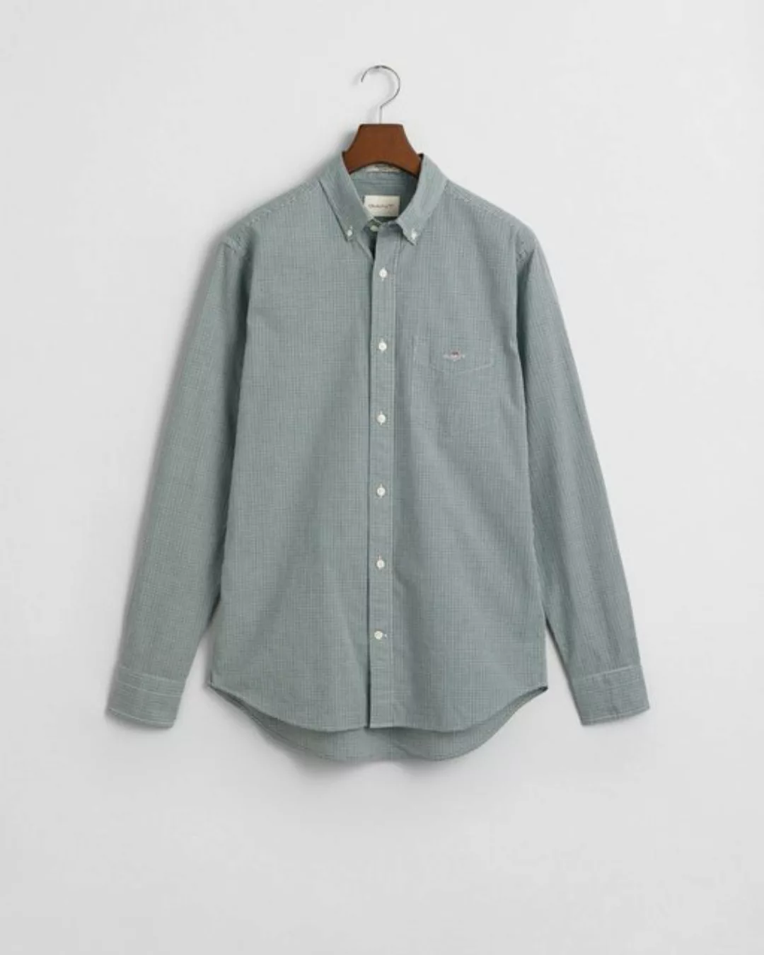 Gant Langarmhemd REG POPLIN MICRO GINGHAM SHIRT Regular Fit Popeline Hemd m günstig online kaufen