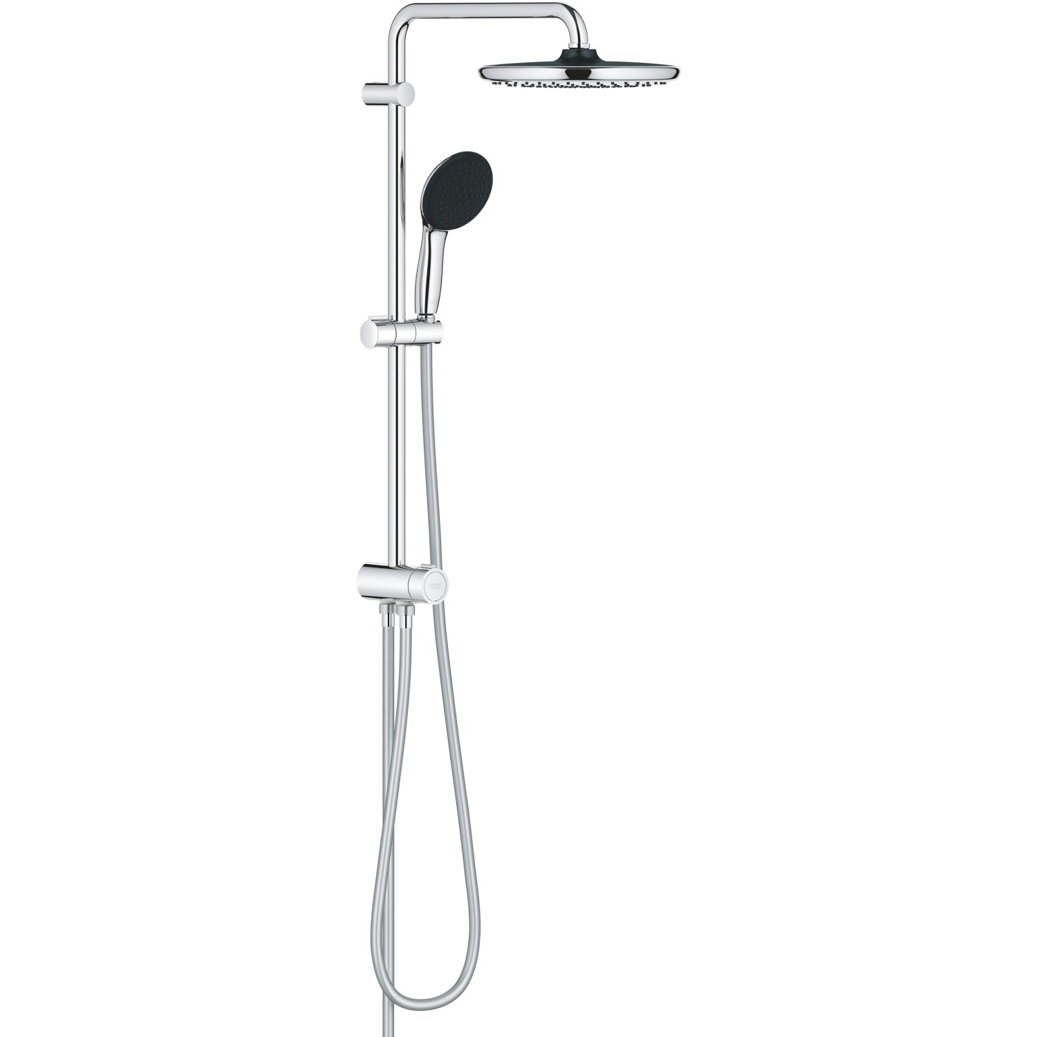 Grohe Brausegarnitur Vitalio Comfort 250 Flex Rund mit Kopf- & Handbrause günstig online kaufen