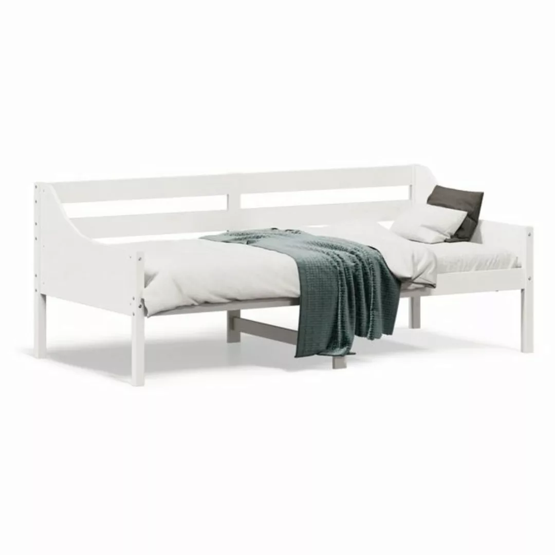 vidaXL Gästebett vidaXL Gästebett Tagesbett Weiß 75x190 cm Massivholz Kiefe günstig online kaufen