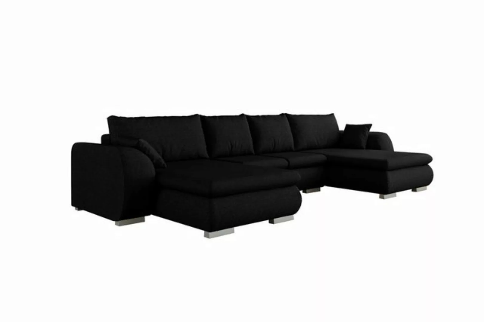 99rooms Wohnlandschaft Clemens, Sofa, U-Form, Wellenfederung günstig online kaufen