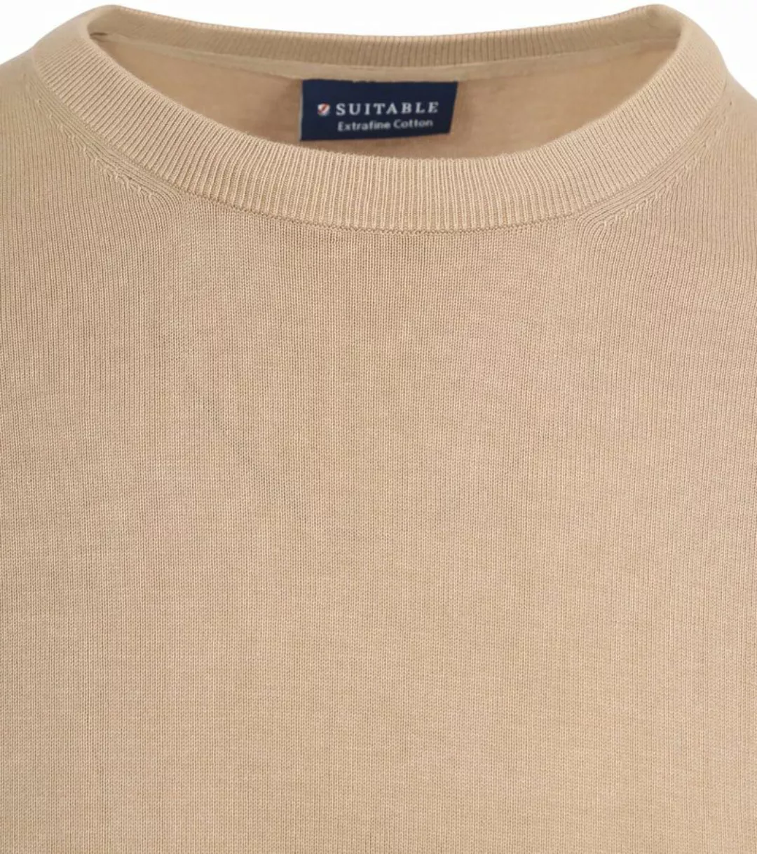 Suitable Knitted T-shirt Beige - Größe L günstig online kaufen