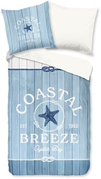 good morning Wendebettwäsche »Breeze«, Baumwolle, Renforcé, Reißverschluss, günstig online kaufen