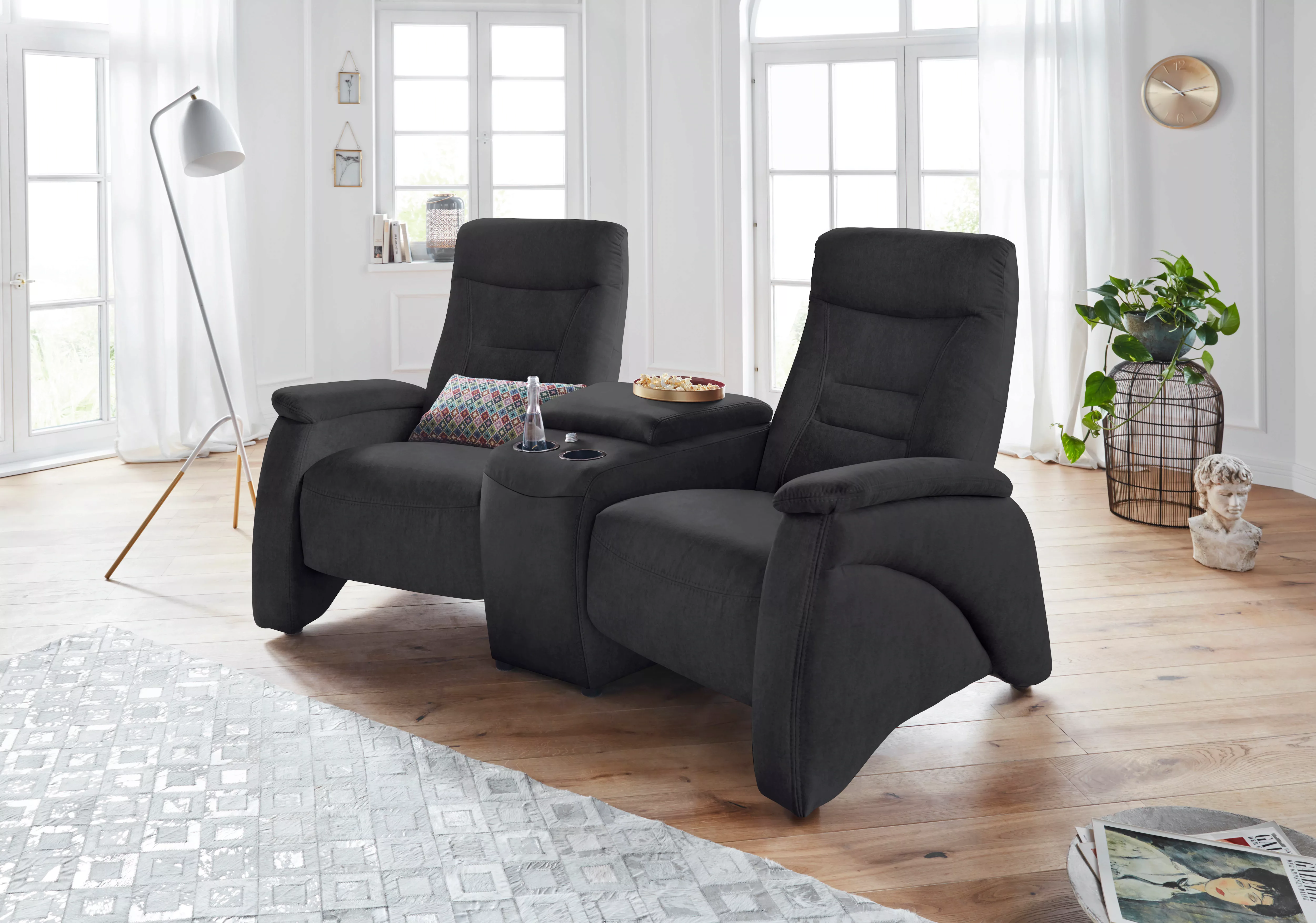 exxpo - sofa fashion 2,5-Sitzer "Ascoli, Kinosofa mit hohem Sitzkomfort, be günstig online kaufen