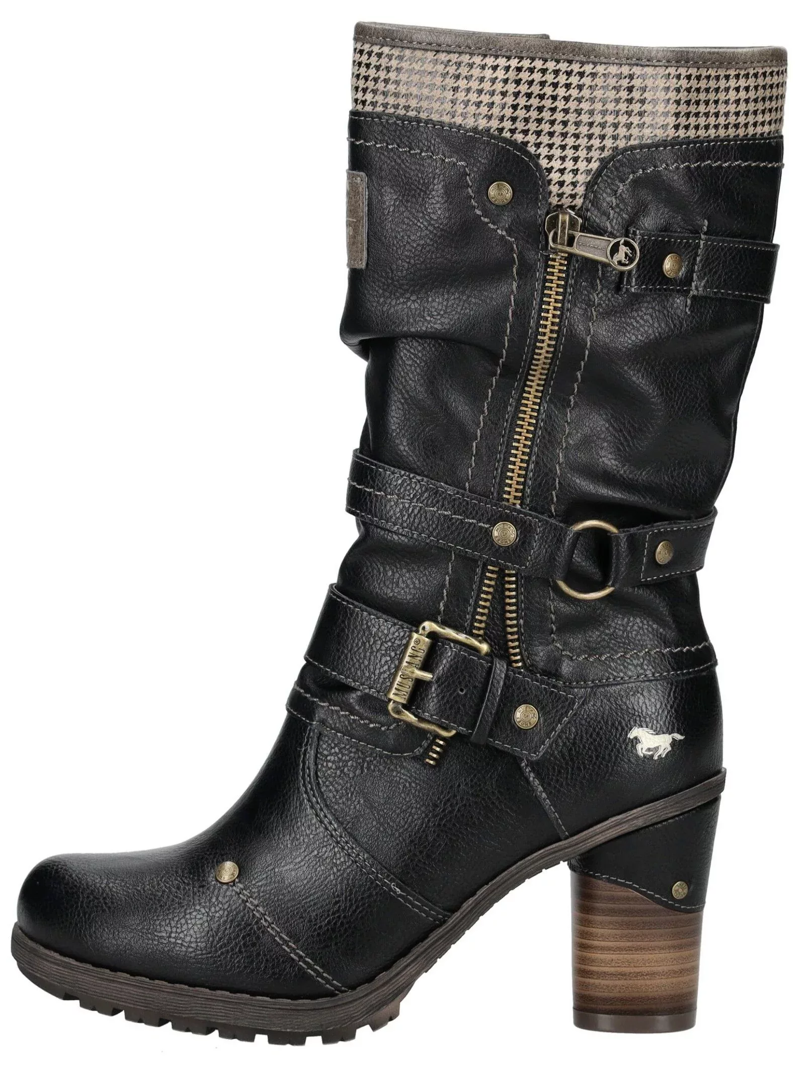 Mustang Shoes High-Heel-Stiefel "Mustang Shoes Stiefel Lederimitat" günstig online kaufen