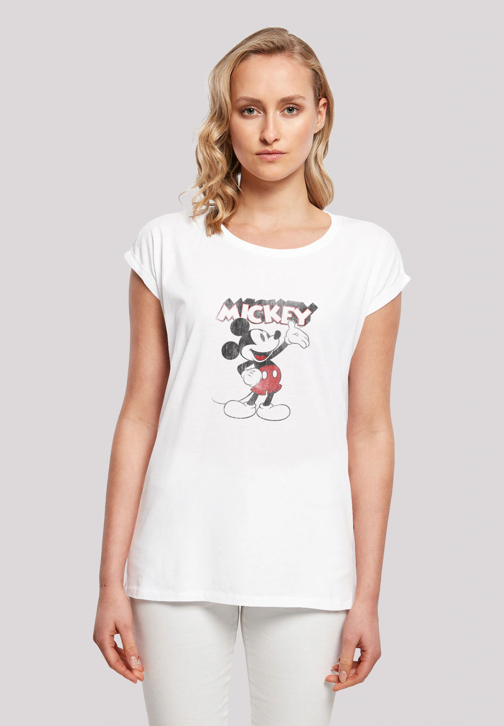 F4NT4STIC T-Shirt "Disney Mickey Mouse Presents Classic Micky Maus", Damen, günstig online kaufen