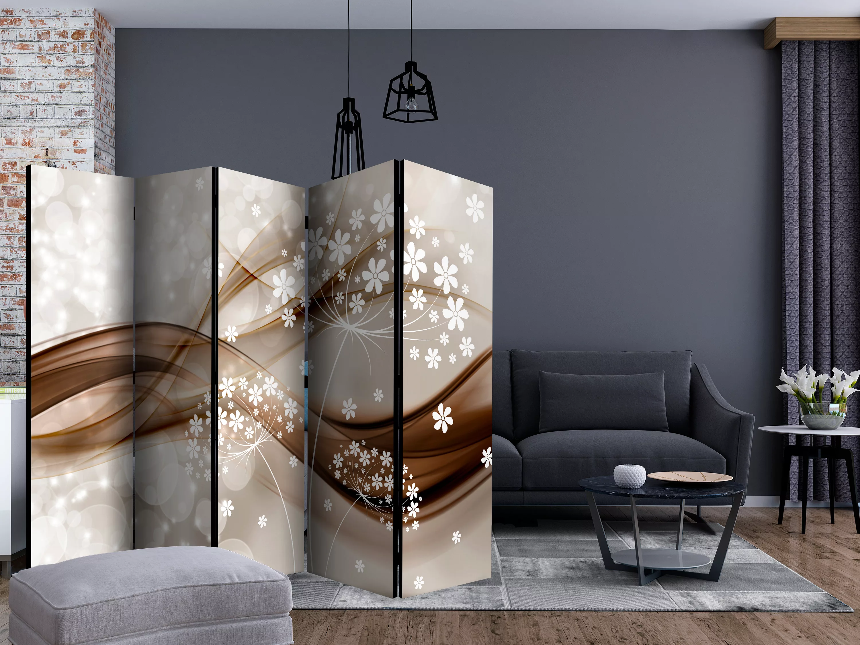 5-teiliges Paravent - Spring Stories Ii [room Dividers] günstig online kaufen