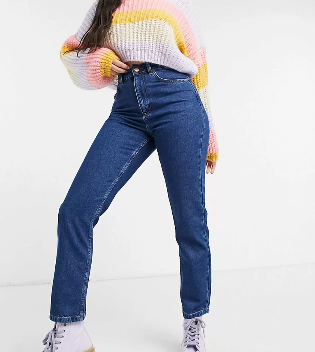 Reclaimed Vintage – Inspired 91 – Mom-Jeans in nachhaltiger Indigo-Waschung günstig online kaufen