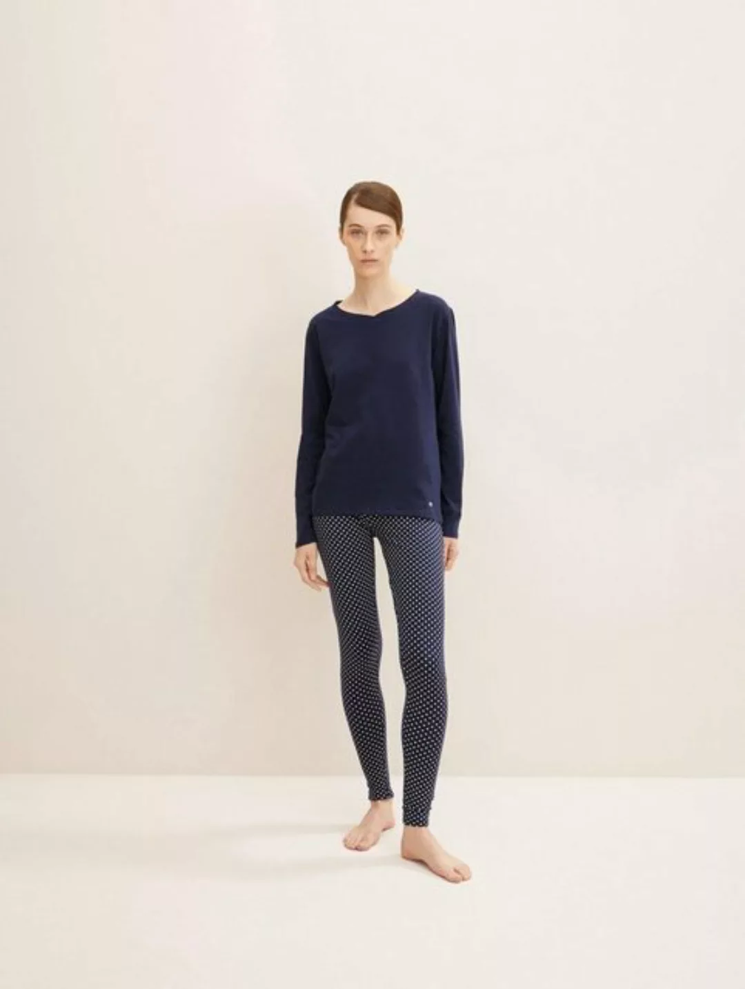 TOM TAILOR Leggings Damen Leggings - Jerseyhose lang, Single Jersey günstig online kaufen